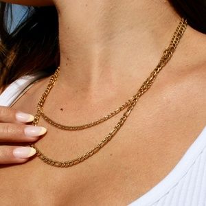 Layered Link Necklace